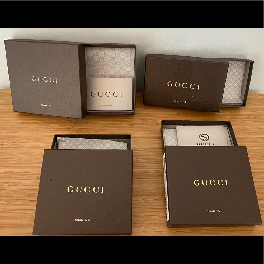 GUCCI Wallet Boxes - Authentic